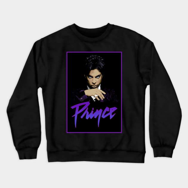 Prince Crewneck Sweatshirt by Designs That Rock